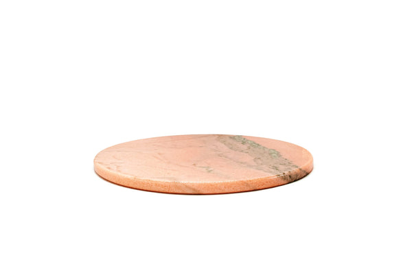 Cheese Plate in Pink Marble (round)