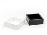 MARBLE WHITE BOX/TRAY - White